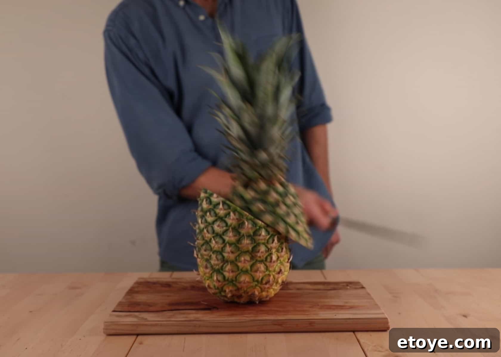 Full length image of the KOTAI Kiritsuke Chef Knife presented with its protective blade guard, showcasing its elegant profile and superior design for safe storage.