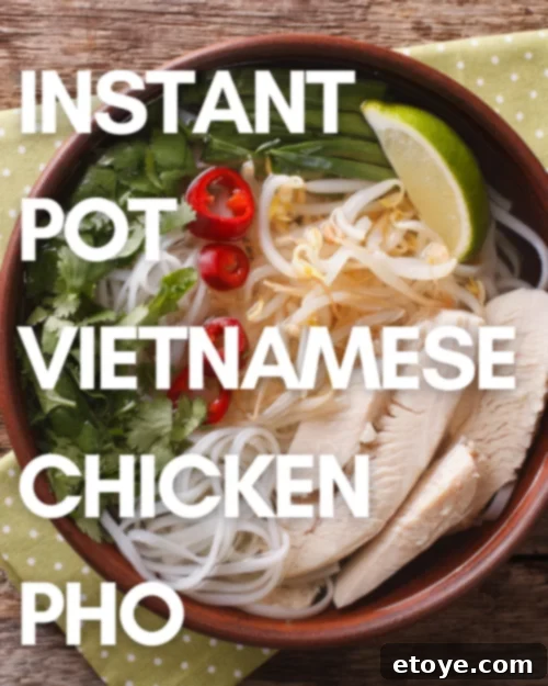Chicken Pho in Bowl.