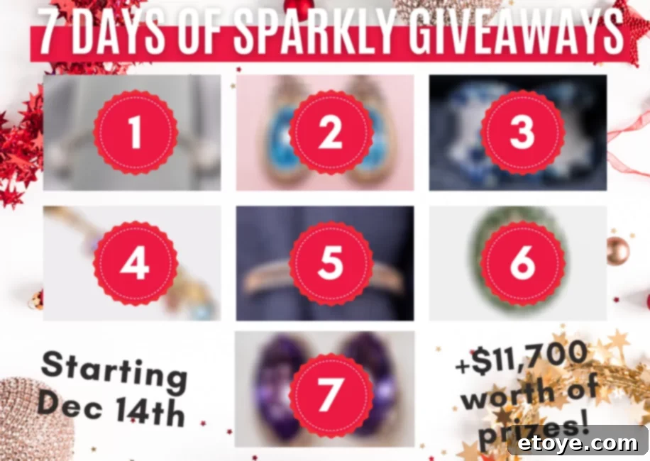 Steamy Kitchen announces 7 Days of Sparkly Giveaways featuring a collection of Effy Jewelry pieces