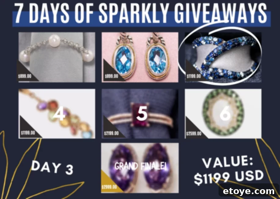 Day 3 Steamy Kitchen Effy Jewelry Giveaway prize - sparkling Effy earrings