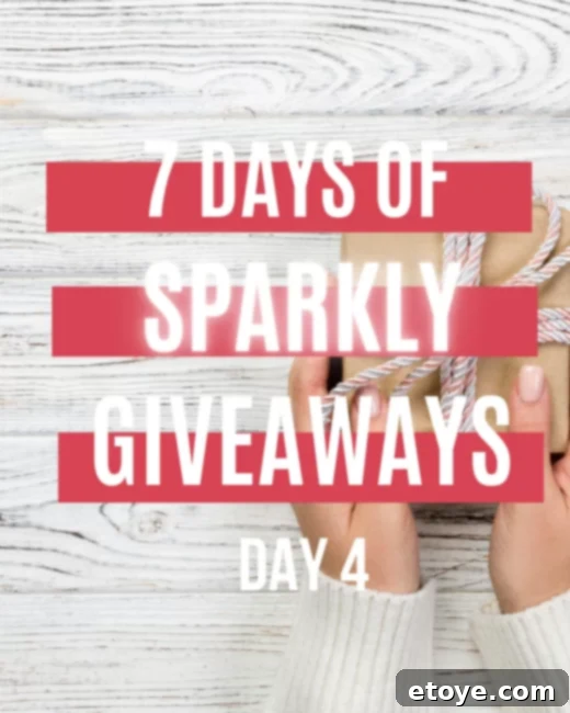 Sparkly Giveaways Day 4 of 7 2 Day 4 of Sparkly Giveaways banner featuring an array of elegant jewelry pieces against a shimmering background