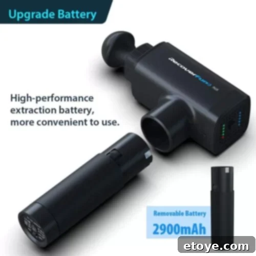 RecoverFun Plus Massage Gun in Hand