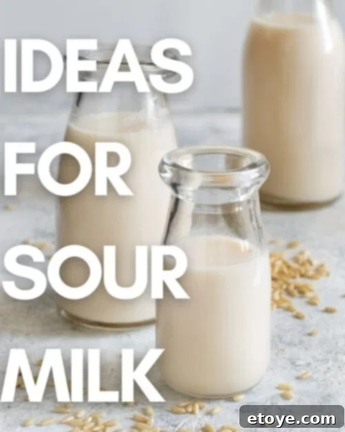 Making the Most of Sour Milk 2 Main image of sour milk in a glass bottle