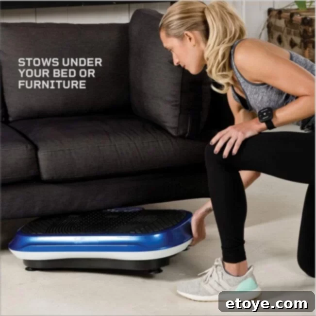 Win a LifePro Vibration Plate and Elevate Your Fitness 3 LifePro Waver Vibration Plate Exercise Machine from a top-down view, emphasizing the standing surface.
