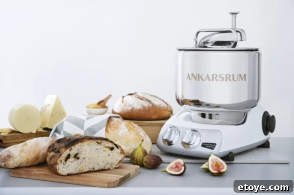 Ankarsrum Assistent Original Stand Mixer Our Honest Review Plus Giveaway 3 Ankarsrum Assistent Original Stand Mixer with its various attachments laid out.