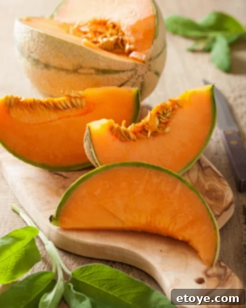 Maximize Fruit Freshness: Smart Storage Solutions 8 A variety of ripe and unripe melons, showcasing different colors and textures.