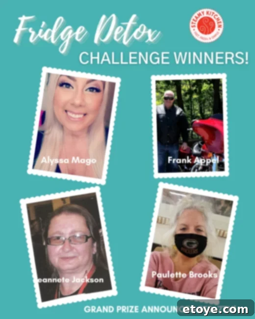 Happy Steamy Kitchen winner with a prize