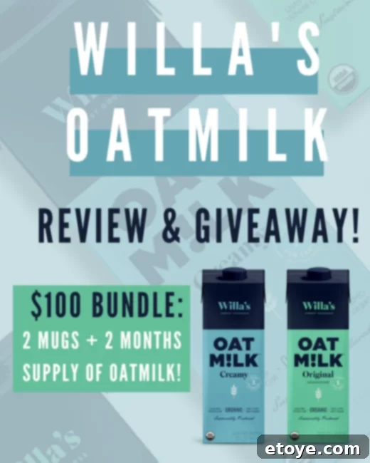 Willas Organic Oat Milk Reviewed Enter Our Giveaway 2 Willa's Original Oat Milk bottle