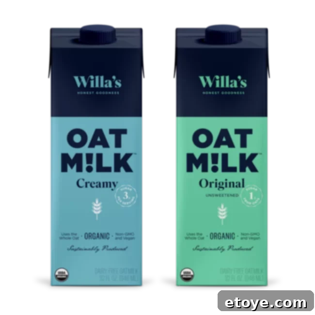 Willas Organic Oat Milk Reviewed Enter Our Giveaway 4 Willa's Oat Milk carton