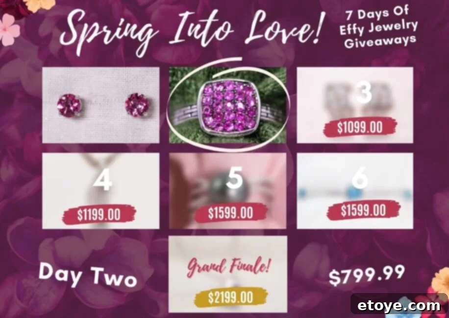 Various angles of the Effy Sterling Silver Ruby Ring showcasing its intricate details