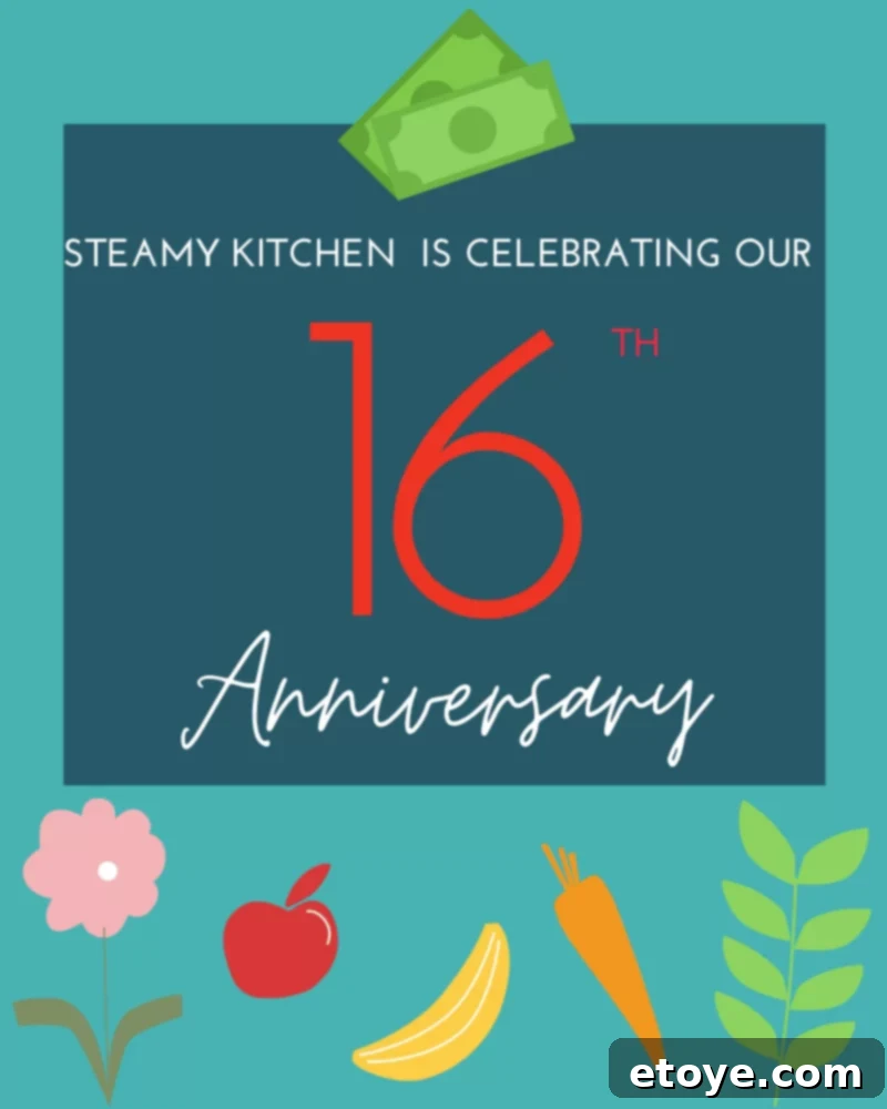 Steamy Kitchen's Anniversary: Win $250 Cash! 3 Another delightful image of Jaden, highlighting her passion and dedication to sharing delicious recipes on Steamy Kitchen for 16 years