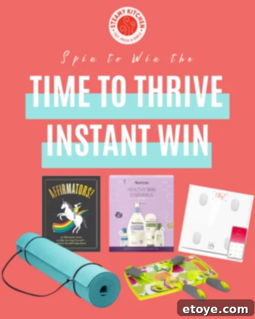 Time to Thrive Instant Win Game - Spin to Win and Claim Your Prize