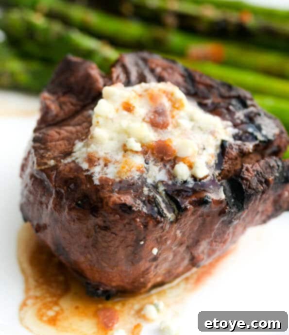Bacon Blue Cheese Butter Steak - A Gourmet Experience Sizzling Bacon Blue Cheese Butter Steak