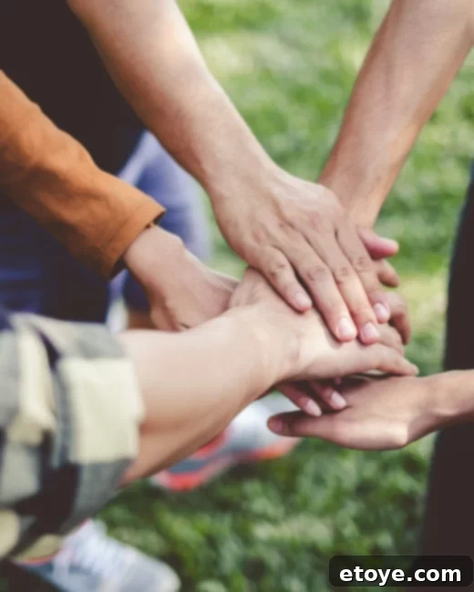 People volunteering to clean up a park
