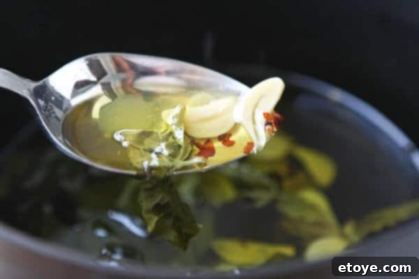 Close-up of Scarpetta's Spaghetti Recipe