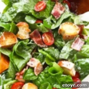 Craveable BLT Salad with Tangy Buttermilk Dressing 2 BLT Salad with Buttermilk Dressing