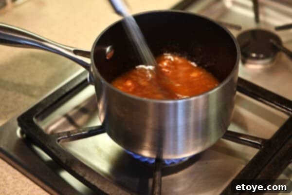 whisking glaze for glazed ham recipe