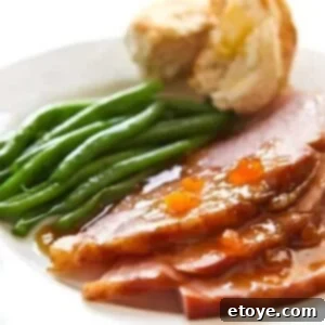 Easter Ham with Mango Ginger Glaze