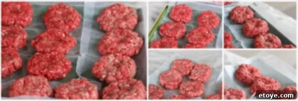 artisan-burger-tasting Artisan burger tasting setup with various burgers