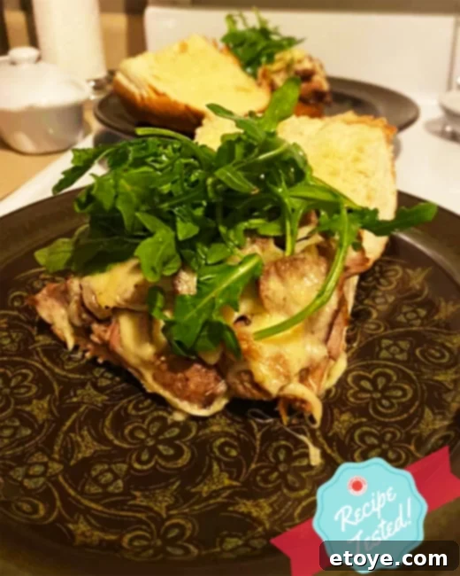 Recipe Tester Marie Egerton's review of French Onion Steak Sandwiches