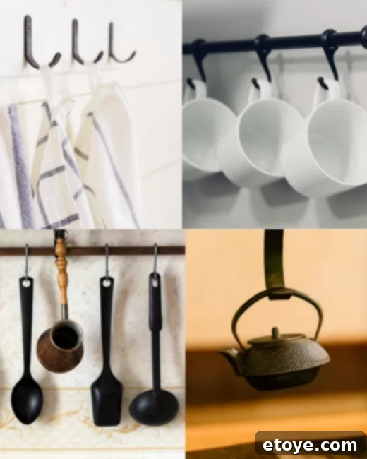 Jaden's Monthly Favorites Instant Win Event 4 Hanging kitchen utensils and pot lids