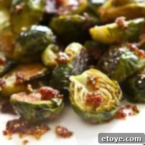 Delicious Roasted Brussels Sprouts with Cranberry Pistachio Pesto