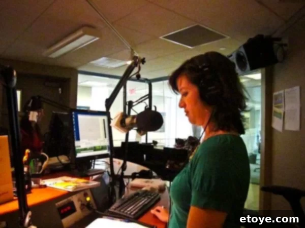 The Master Plan 17 Terri Trespicio, host of Whole Living on Martha Stewart Radio, smiling in the studio