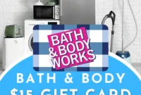 Bath & Body Works $15 Gift Card Giveaway
