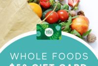 Original Title:Score a $50 Whole Foods Shopping Spree