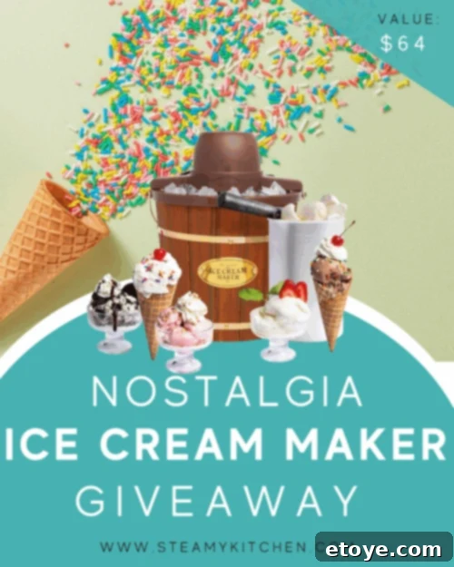 Nostalgia Electric Ice Cream Maker