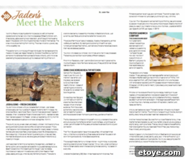 Where to Find the Best Locally Sourced Chicken in Las Vegas 5 meet the makers article