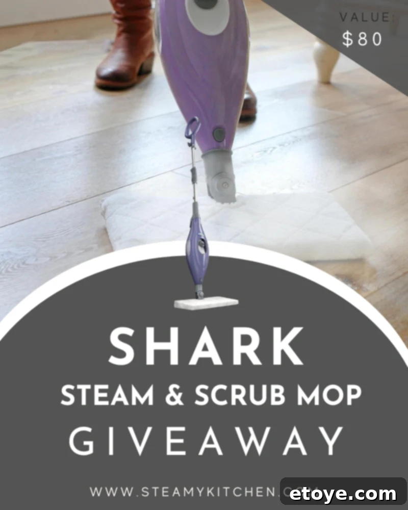 Shark Steam and Scrub Mop Giveaway Win a Shark Steam Cleaning Mop! 2 Shark Steam & Scrub Mop Giveaway