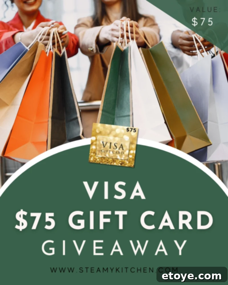 $75 Visa Gift Card Giveaway
